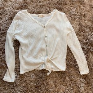 Altar’d State white button up sweater